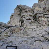 Klettersteig hinauf zur Alpspitze