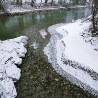 Walchenbach-Mündung in die Enns