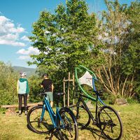Pause beim Radfahren im Lavanttal