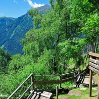 Blick hinunter ins Mölltal.