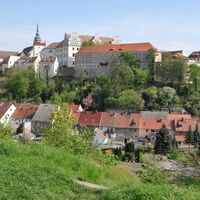 Blick vom Protschenberg auf Bautzens Ortenburg