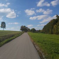 Weg in Richtung Jassing bei Weiz in der Oststeiermark
