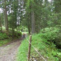 Weg vor Grattavache - Panorama Bike Etappe 12