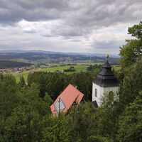 Ausblick von der Aussichtsplattform nach Rinchnach