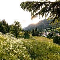 Blick auf Bad Bleiberg
