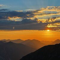 Sonnenuntergang Höferspitze
