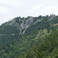 Blick zum Unterberggipfel