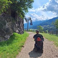 Die Seilbahn der Alpe Cermis