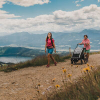 Wandern mit Kinderwagen am Sonnwiesenrundweg