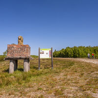 Radfahrer Grenzsteinroute Bargerveen 1 ©Naturpark Bourtanger Moor