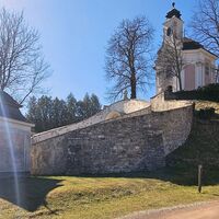 Kreuzwegende mit St. Angelus Custus-Kapelle