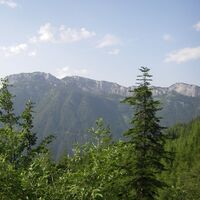 Blick auf die Steinplatte vom Kitzgraben aus.JPG