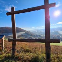 Blick auf Linse