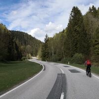mit den Rädern gehts gemütlich retour