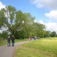 Mulderadweg bei Dehnitz