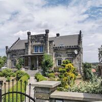 Typische Häuser entlang der Tour