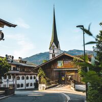 Scheffau_Ortsansicht_Wilder Kaiser