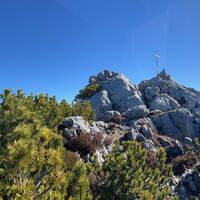 Blick zurück auf den Hochtausing-Gipfel