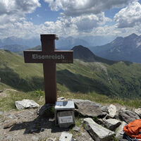 Der Gipfel des Eisenreich, der höchste Punkt der heutigen Tour mit 2665m.