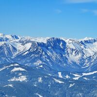 Blick von der Hohen Veitsch zum Hochschwab