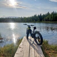Fatbike in Honkalampi