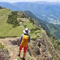 Ausblick Seckauer Tauern beim Abstieg