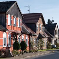Fachwerkhäuser in Bergen an der Dumme