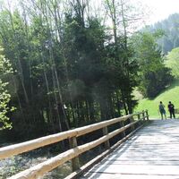 Weg vor Schwarzsee - Freiburger Voralpenweg Etappe 2