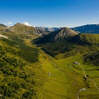 Panoroma mit Blick auf Alp Astras