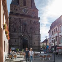 Die Wendelinusbasilika in der Altstadt von St. wendel