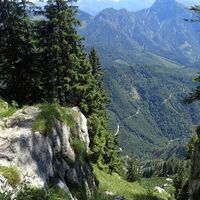 Abstieg am Mairalm Steig