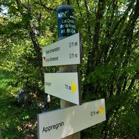 Schild der Kreuzfelsen