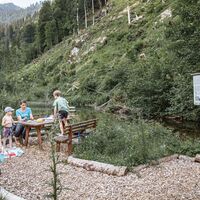 Rastplatz bei der Kneippanlage