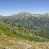 unerwartet schönes Gipfelpanorama am Steinmandl - Gipfelbucheinträge sind eher rar