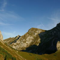 Blick zum Krumpenhals