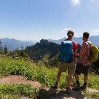 Bergtour - Laber, Blick auf das Ettaler Manndl