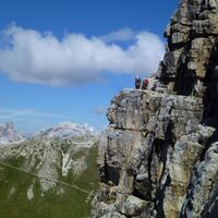 Tag 3: am Klettersteig zw. Zwölferscharte & Büllelejochhütte