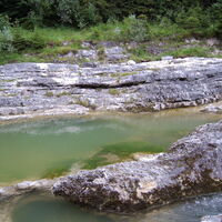 Wassergumpen im Felsenbad