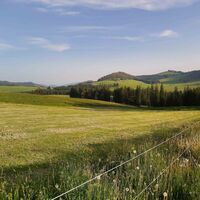 Aussicht von der Breitalm, Teichalm, Almenland in der Oststeiermark