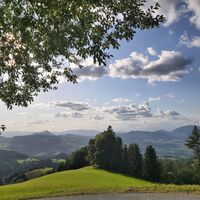 Ausblick von Burgstall bei Passail, Naturpark Almenland in der Oststeiermark