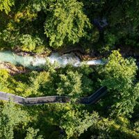 Leutascher Geisterklamm aus der Luft
