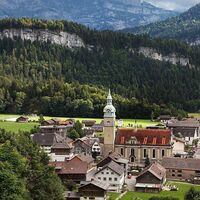 Blick von der Bezegg auf Bezau