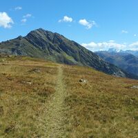 Weg zur Grasjoch Hütte