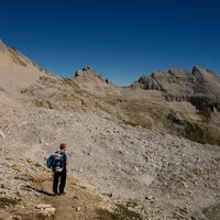 Auf dem Weg zur Rothlahnscharte