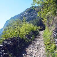 Aufstieg zum Plateau de Vérossaz