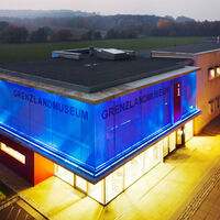 Grenzlandmuseum Eichsfeld in Teistungen bei Nacht