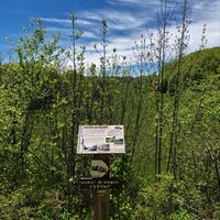 Combe Danoi, Informationstafel der Ferme de pré Carré
