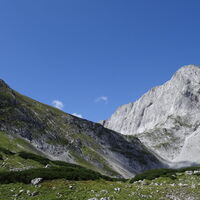 Blick auf den Trawiessattel