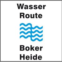Routenschild WasserRoute