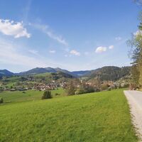 Blick vom Hundsberg nach Passail, Naturpark Almenland in der Oststeiermark